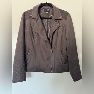 Kut from the Kloth Brown Leather Jacket